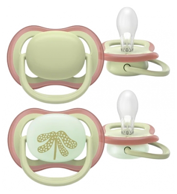 Avent Ultra Air Day and Night 2 Sucettes 6-18 Mois