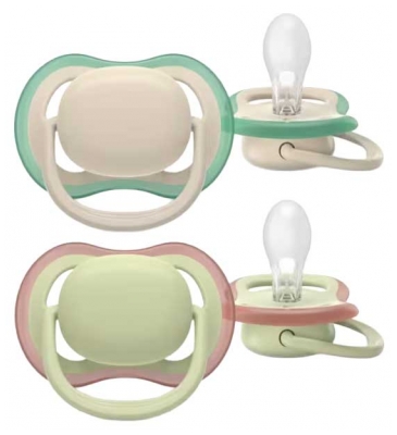 Avent Ultra Air Nature 2 Sucettes Unies 6-18 Mois