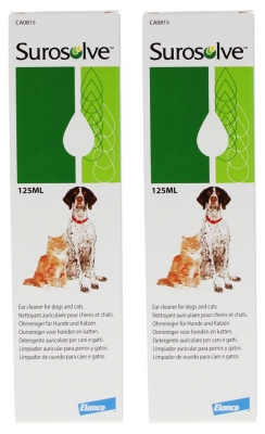 Nettoyant Auriculaire pour Chiens et Chats - Lot de 2 x 150 ml