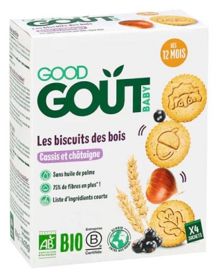 Biscuits Blé et Cassis Dès 12 Mois Bio 80 g (à consommer de préférence avant le 05/09/2026)
