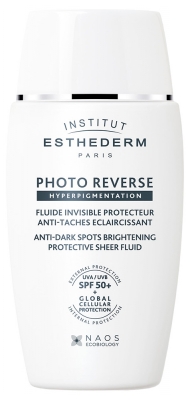 Institut Esthederm Photo Reverse Fluide Invisible Protecteur Éclaircissant Anti-Taches Visage SPF50+ 40 ml