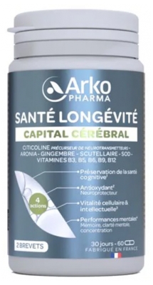 Arkopharma Santé Longévité Cérébral 60 Gélules