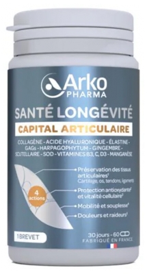 Arkopharma Santé Longévité Articulaire 60 Gélules