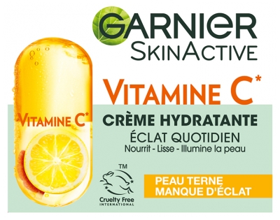 Garnier Vitamine C Crème Hydratante Booster d'Éclat Toutes Peaux 50 ml