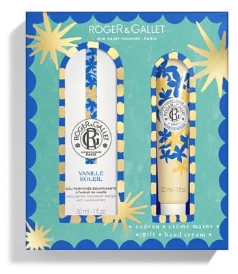 Roger & Gallet Vanille Soleil Eau Parfumée 100 ml + Crème Mains 30 ml Offert