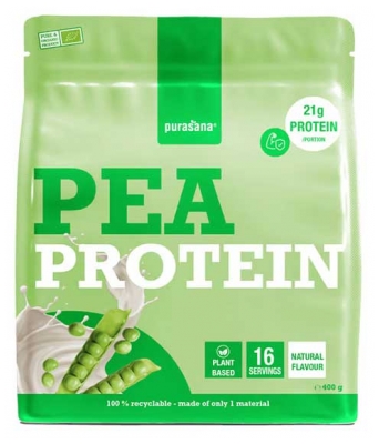 Purasana Plant Protein Pois Naturel 400 g Bio