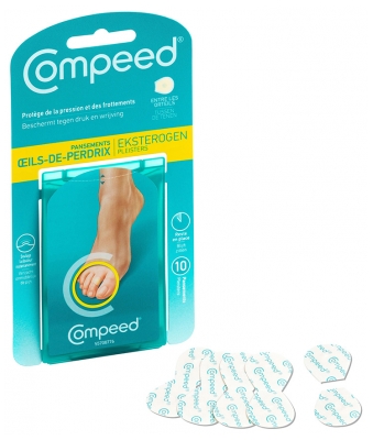 Compeed Pansements Œils de Perdrix 10 Unités