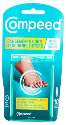 Compeed Cors Pansement Moyen Format 10 Unités