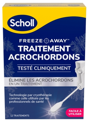 Scholl Traitement Acrochordons Freeze Away Cryothérapie 12 Traitements 
