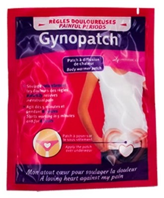 Laboratoire X.O Gynopatch Patch à Diffusion de Chaleur Règles Douloureuses 1 Unité
