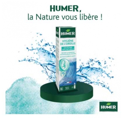 Humer Hygiène de l'Oreille - 100% Naturel - Spray Auriculaire 100 ml