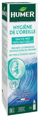 Humer Hygiène de l'Oreille - 100% Naturel - Spray Auriculaire 100 ml