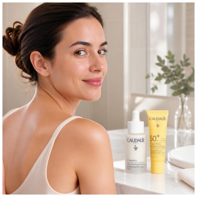 Caudalie Vinoperfect Sérum Éclat Anti-Taches Viniférine 30 ml + Vinosun Fluide Très Haute Protection SPF50+ 20 ml Offert