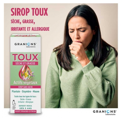 Granions Toux Grasse et Sèche 120 ml