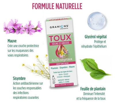 Granions Toux Grasse et Sèche 120 ml