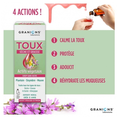Granions Toux Grasse et Sèche 120 ml