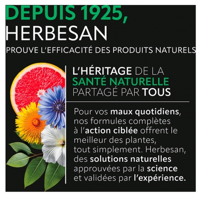Herbesan Beauté & Force des Cheveux Brillance Résistance 60 Unités