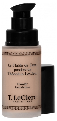 T.Leclerc Fluide de Teint Fini Poudré et Mat 30 ml - Teinte : 06 - Doré Mat