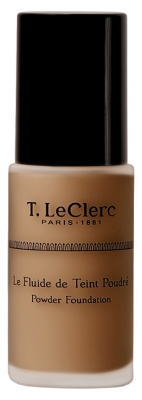 T.Leclerc Fluide de Teint Fini Poudré et Mat 30 ml - Teinte : 07 - Bronze Mat