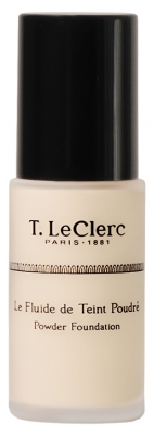 T.Leclerc Fluide de Teint Fini Poudré et Mat 30 ml - Teinte : 00 - Beige Clair Mat