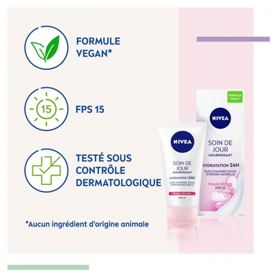 Nivea Soin de Jour Peaux Sèches Douceur SPF15 50 ml