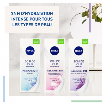 Nivea Soin de Jour Peaux Sèches Douceur SPF15 50 ml