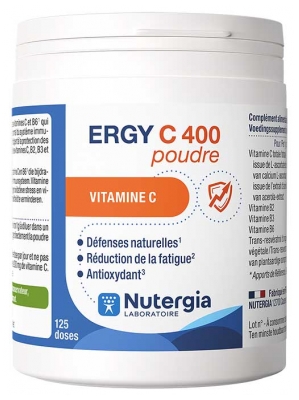 Nutergia Ergy C 400 Poudre Vitamine C 125 g