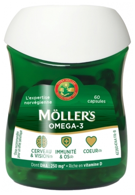 Möller's Mollers Oméga-3 Double 60 Gélules
