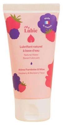 My Lubie Lubrifiant Naturel à Base d'Eau Compatible Préservatifs 50 ml - Arôme : Framboise & Mûre