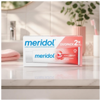 Meridol Soin Complet Sensibilité Dentifrice Lot 2 x 75 ml