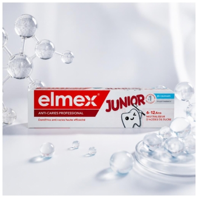 Elmex Dentifrices Junior Anti-Caries 6-12 ans 75 ml