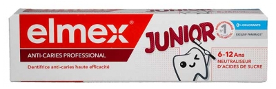 Elmex Dentifrices Junior Anti-Caries 6-12 ans 75 ml