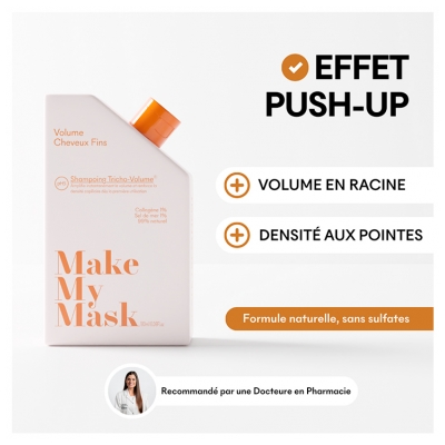 Make My Mask Tricho-Volume pH5 Shampoing Cheveux Fins 180 ml