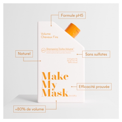 Make My Mask Tricho-Volume pH5 Shampoing Cheveux Fins 180 ml