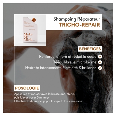 Make My Mask Tricho-Repair pH5 Shampoing Cheveux Abîmés 180 ml