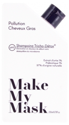 Make My Mask Tricho-Détox pH5 Shampoing Cheveux Gras 200 ml
