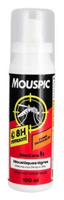 Mouspic Anti-Moustiques Zones Tropicales Spray 100 ml