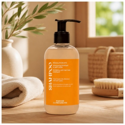 Madame la Présidente Résolution N°5 Shampoing Anti-Chute & Fortifiant Tous Types de Cheveux 250 ml