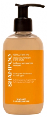 Madame la Présidente Résolution N°5 Shampoing Anti-Chute & Fortifiant Tous Types de Cheveux 250 ml