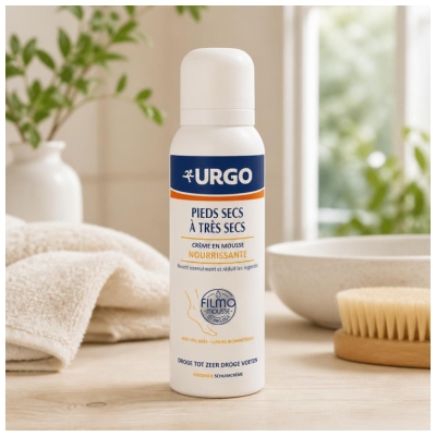 Urgo Crème en Mousse Nourrissante Pieds Secs 125 ml