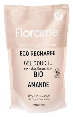 Florame Gel Douche Amande Rechargeable Bio Eco Recharge 700 ML