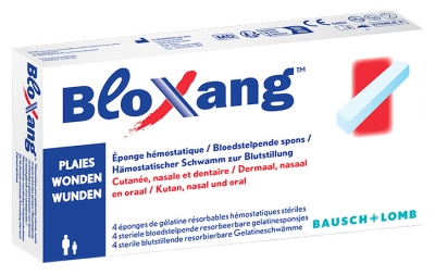 Bausch + Lomb Bloxang Éponges de Gélatine 80 mg