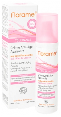 Florame Tolérance Crème Apaisante Anti-Âge Bio 50 ml