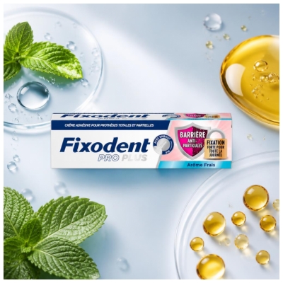 Fixodent Pro Plus La Meilleure Technologie Antibactérienne 40 Grammes