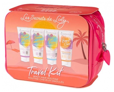 Les Secrets de Loly Travel Kit Routine 4 Étapes Cheveux Ondulés