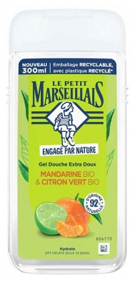 Le Petit Marseillais Gel Douche Extra Doux Citron Vert & Mandarine Bio 300 ml