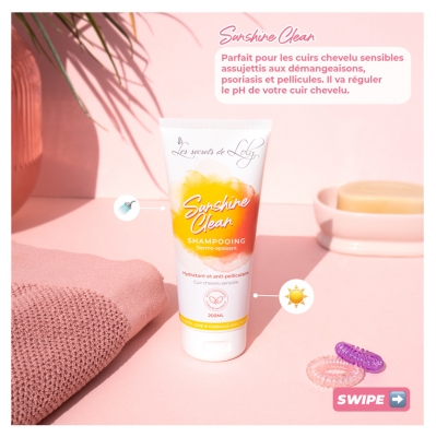 Les Secrets de Loly Sunshine Clean Shampoing Dermo-Apaisant 200 ml