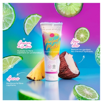 Les Secrets de Loly Perfect Match Shampoing Superfruit Bio 250 ml