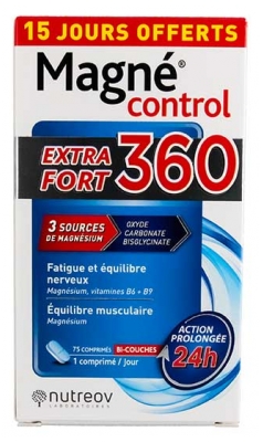 Nutreov Magné Control Extra Fort 360 75 Jours 75 Comprimés