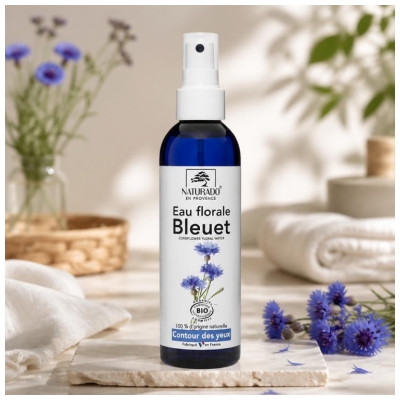 Naturado en Provence Eau Florale Bleuet Contour des Yeux Bio 200 ml